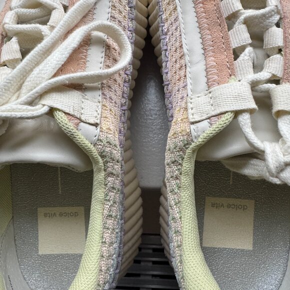 Dolce Vita Dolen Crochet Womens Gently Used Sneakers in Pastel Colors size 8 - Picture 11 of 14